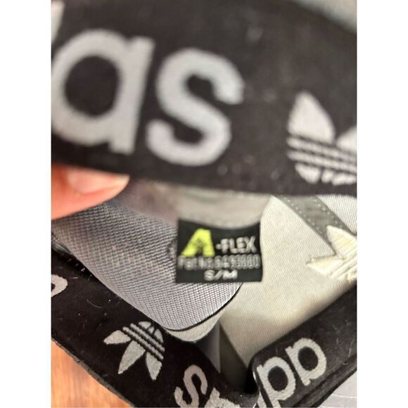 Adidas gray a flex hat size S/M baseball cap - Picture 4 of 5